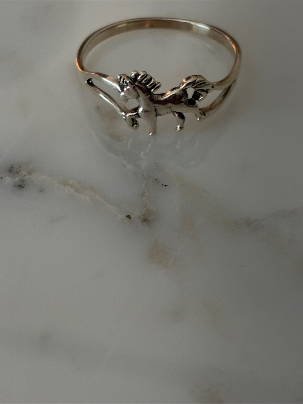 925 Silver Unicorn Ring 🦄